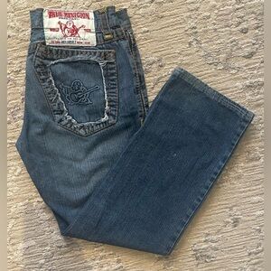 True Religion - Cotton blend straight fit jeans Size 32W x 28.5L